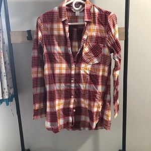 Old navy Tunic style flannel